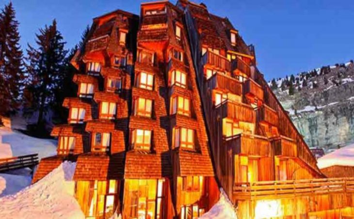 Hotel Dromonts, Avoriaz, External Night